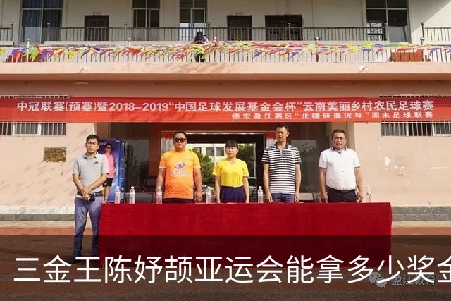 三金王陈妤颉亚运会能拿多少奖金？浙江省内，3枚就是30万元左右，国家体育总局的话大概在5-12万元左右