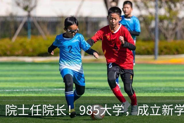 院士任院长！985大学，成立新学院